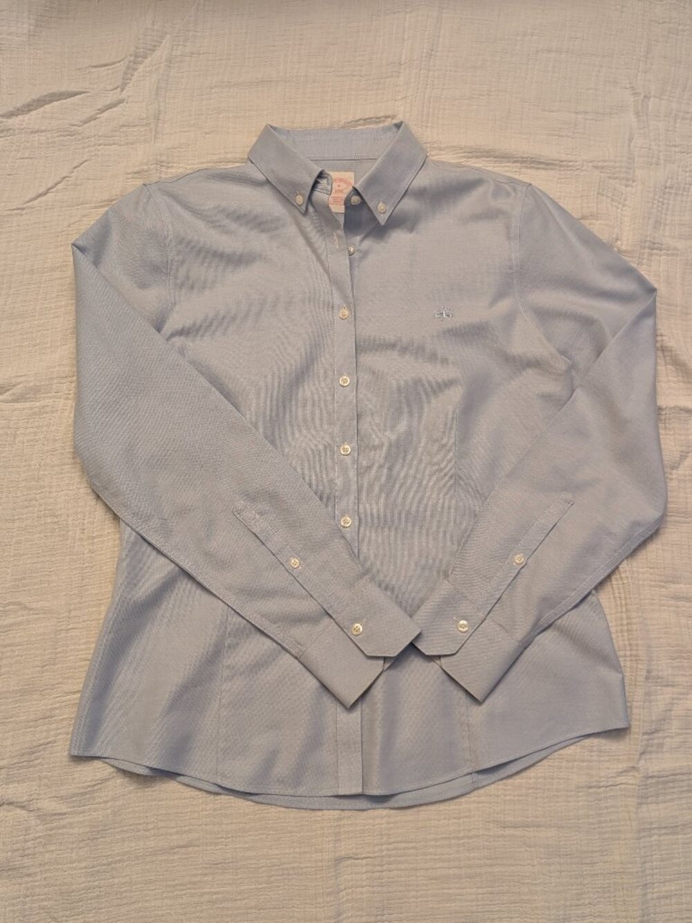 Stretch Non-Iron Oxford Button-Down Womens Size 8